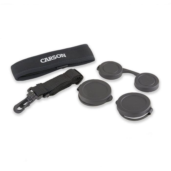 Carson RD Series 10x42mm HD Compact Binoculars Included Accessories