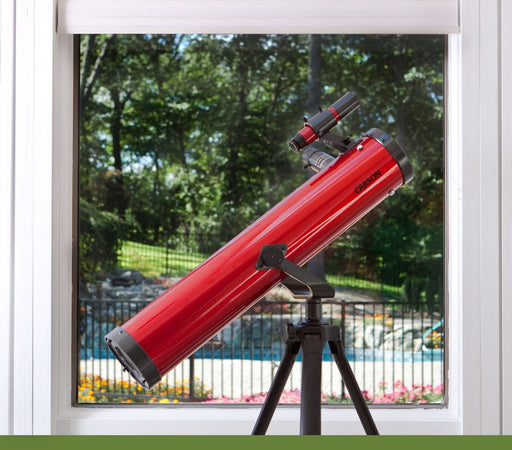 Carson Red Planet 35-78x76mm Newtonian Telescope Outdoors