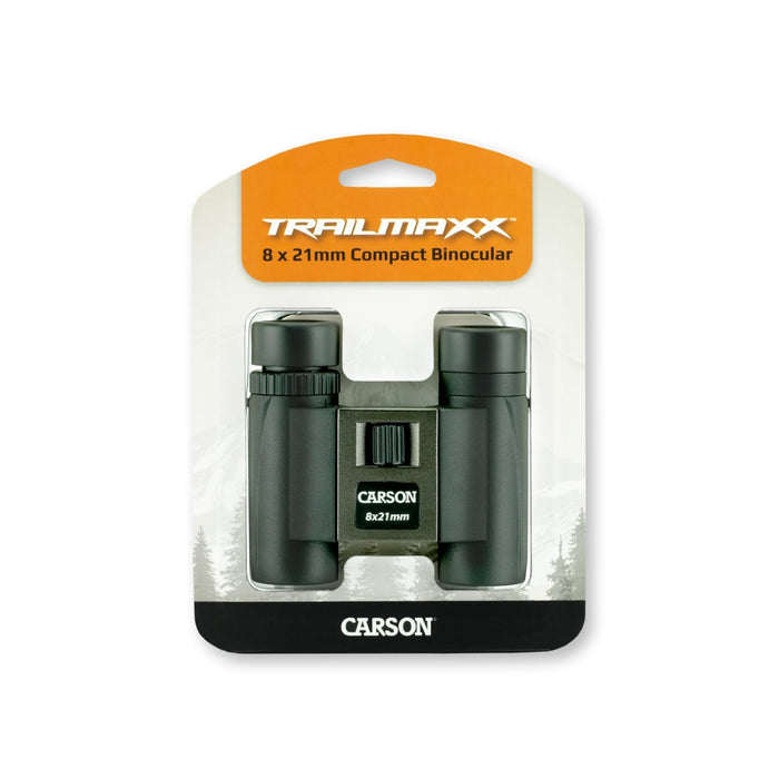 Carson TrailMaxx™ 8x21mm Compact Lightweight Binoculars - TM-821 Front Package
