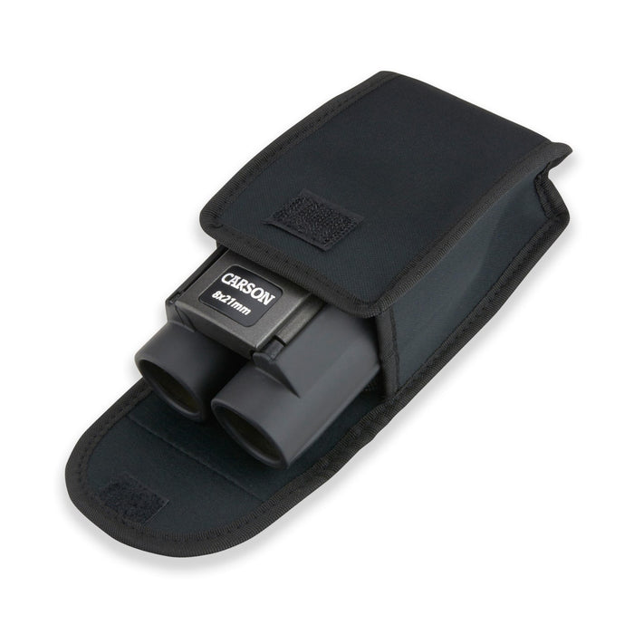 Carson TrailMaxx™ 8x21mm Compact Lightweight Binoculars - TM-821 and Carrying Pouch