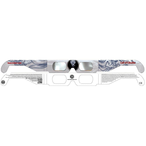Daystar Call of Cthulhu Style Funner Eclipse Solar Glasses Body Front and Back Profile