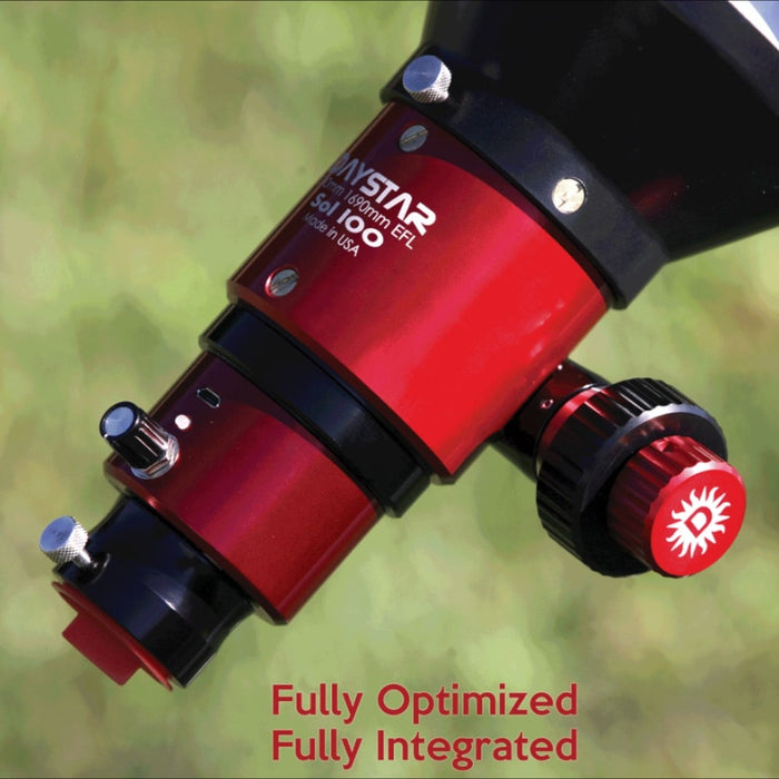 Daystar Sol 130mm f/14.5 Dedicated Hydrogen-Alpha Solar Telescope - Model #SOL130mm - Focuser