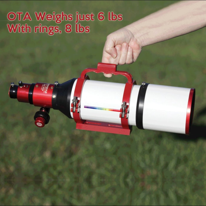 Daystar Sol 80mm f/17.5 Dedicated Hydrogen-Alpha Solar Telescope - Model #SOL80mm - OTA Weight