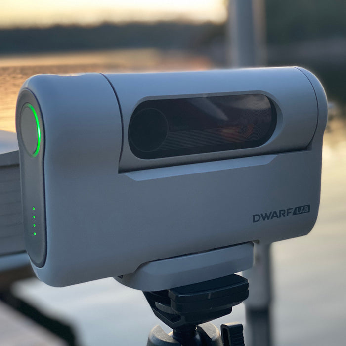 DWARF II Smart Telescope  Solar Edition Packaging Powered on Cottage Dock