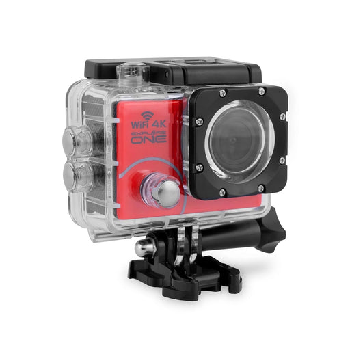 Explore One 4K Action Camera with WiFi with Case Side Profile Right