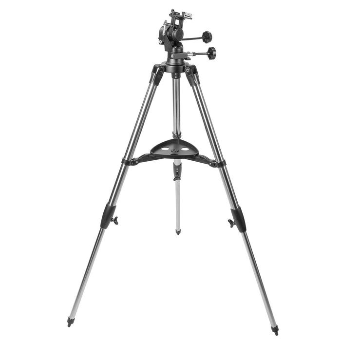 Explore One Aurora II Flat Black 114mm Slow Motion AZ Mount Telescope Ultimate Bundle Package and Bonus Accessories Tripod