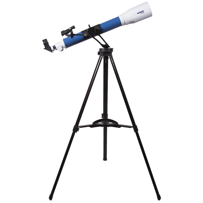 Explore One Gemini 70mm Refractor Telescope Ultimate Bundle Package and Bonus Accessories Body Side Profile Right