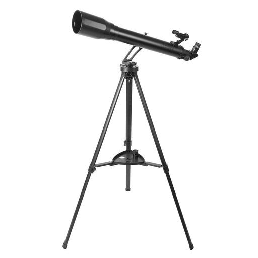 Explore One Gemini II Flat Black 70mm AZ Mount Telescope Side Profile Left