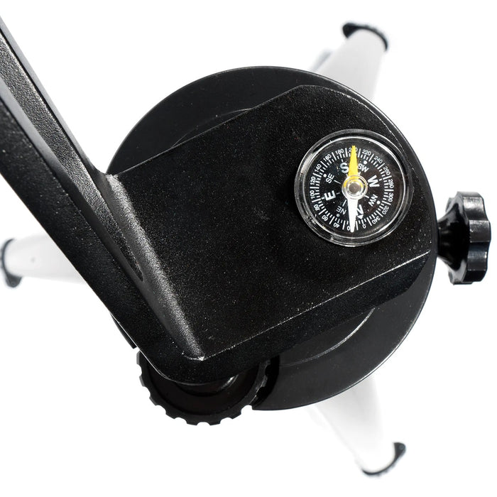 Explore One Gemini II Flat Black 70mm AZ Mount Telescope Ultimate Bundle Package and Bonus Accessories Compass