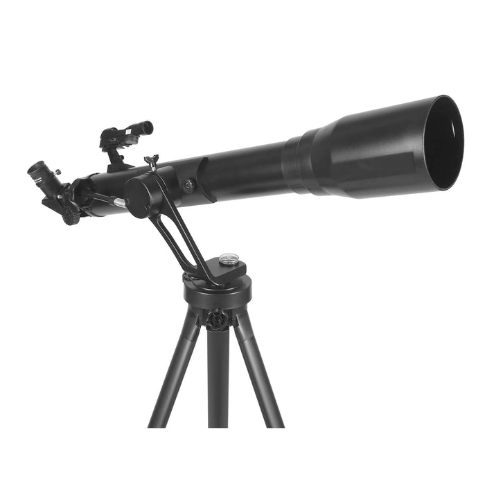 Explore One Gemini II Flat Black 70mm AZ Mount Telescope Ultimate Bundle Package and Bonus Accessories Mounting Arm with Clamp