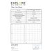 Explore Scientific 1.25-inch 12nm Nebula Filter H-Alpha - 310135 Filter Test Sheet
