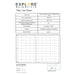 Explore Scientific 1.25-inch 7nm Nebula Filter H-Alpha - 310145 Filter Test Sheet