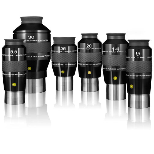 Explore Scientific 100° Series 3" 30mm Waterproof Eyepiece Set of 100° Series Eyepieces