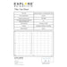 Explore Scientific 2-inch 12nm Nebula Filter H-Alpha - 310130 Filter Test Sheet