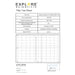 Explore Scientific 2-inch 7nm Nebula Filter H-Alpha - 310140 Filter Test Sheet
