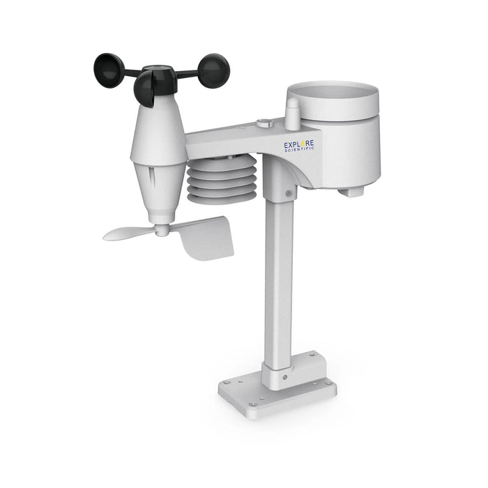 Explore Scientific 5-in-1 WiFi Professional Weather Station with Weather Underground Sensor