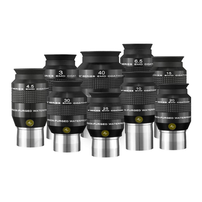 Explore Scientific 52° Series 4.5mm Waterproof Eyepiece Set of 52° Series Eyepieces