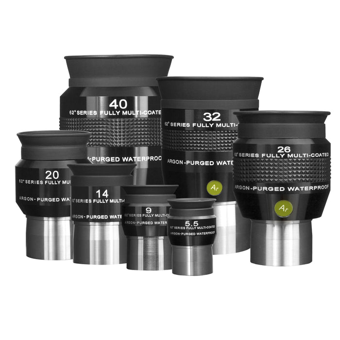 Explore Scientific 62° Series 5.5mm Waterproof Eyepiece Set of 62° Series Eyepieces