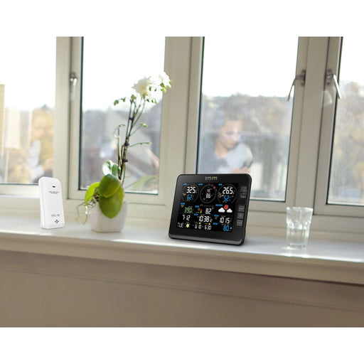 Explore Scientific 7-in-1 WiFi Professional Weather Station with Weather Underground Window Indoors
