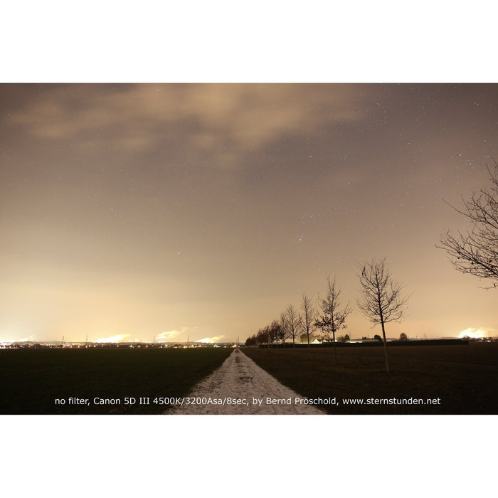 Explore Scientific 77mm Slim Dark-Sky Filter - 310260 Image taken without Filter
