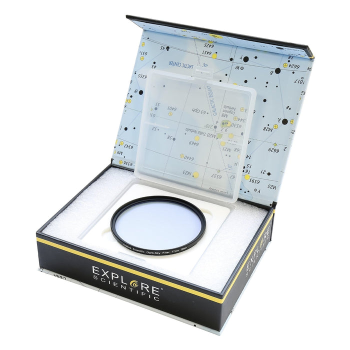Explore Scientific 77mm Slim Dark-Sky Filter - 310260 with Box