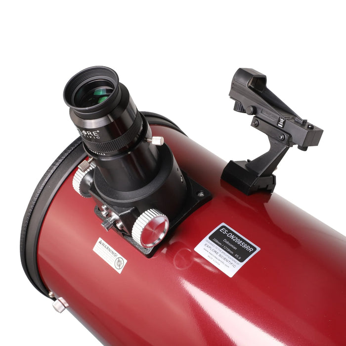 Explore Scientific 8-Inch Dobsonian Reflector Telescope Finderscope and Eyepiece