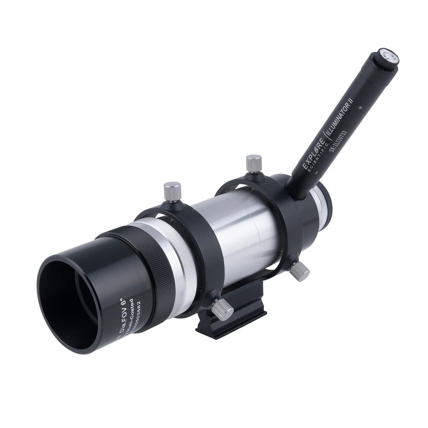 Explore Scientific 8x50mm Finder Scope with Bracket and Illuminator II ...