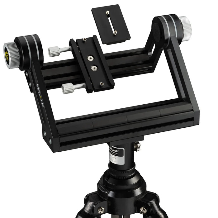 Explore Scientific BT 150mm ED Giant Binocular - U-Mount and Tripod with Aluminum Accessory Tray 