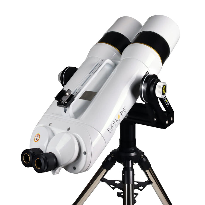 Explore Scientific BT 150mm ED Giant Binoculars w/ 62° LER Eyepieces - In U-mount and Tripod