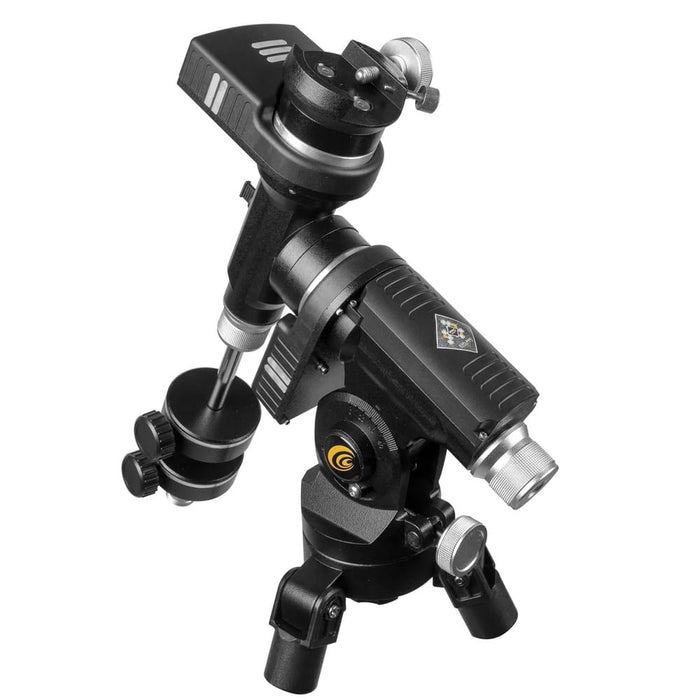 Explore Scientific ED102-FCD100 Refractor in Carbon Fiber with iEXOS-100-2 Mount - iEXOS-100-2 GoTo Mount Head Close-Up