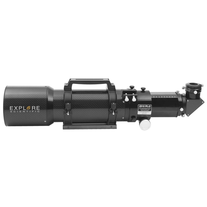 Explore Scientific ED115mm f/5.5 FPL53 Carbon Fiber Air-Spaced Triplet ED APO Refractor Telescope Hex Focuser
