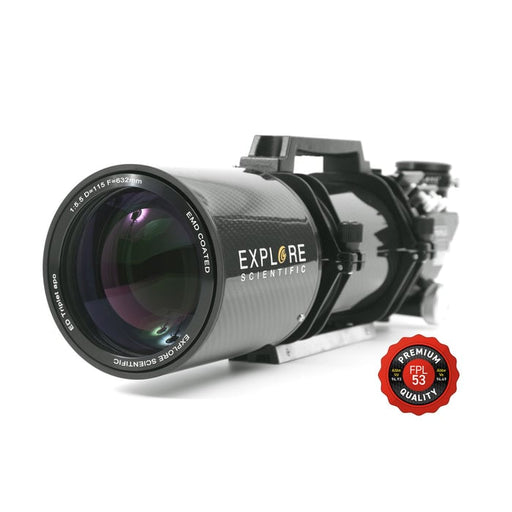 Explore Scientific ED115mm f/5.5 FPL53 Carbon Fiber Air-Spaced Triplet ED APO Refractor Telescope Premium Quality Certified