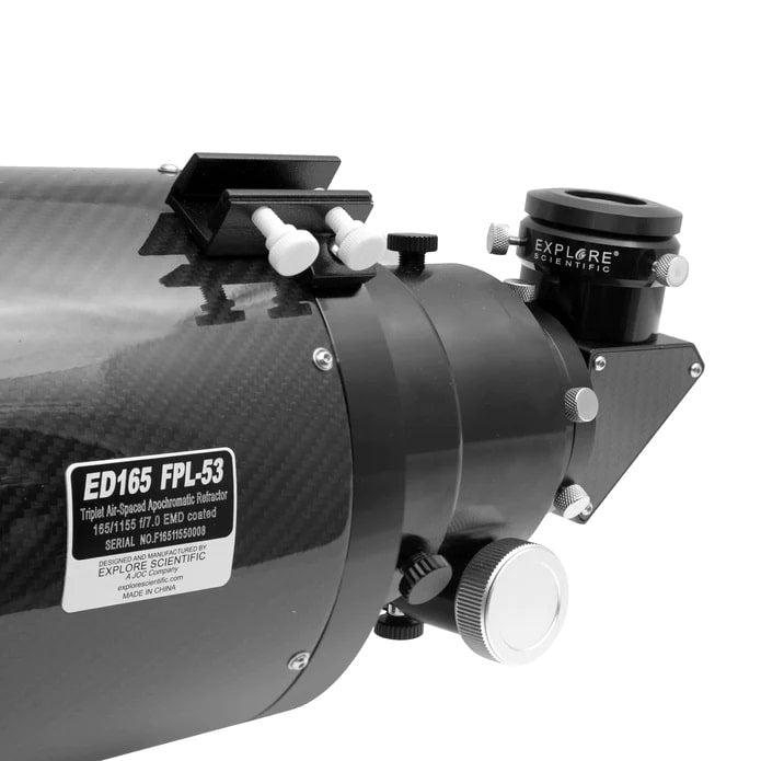 Explore Scientific ED165mm-FPL53 Carbon Fiber Air-Spaced Triplet Refractor Telescope Diagonal