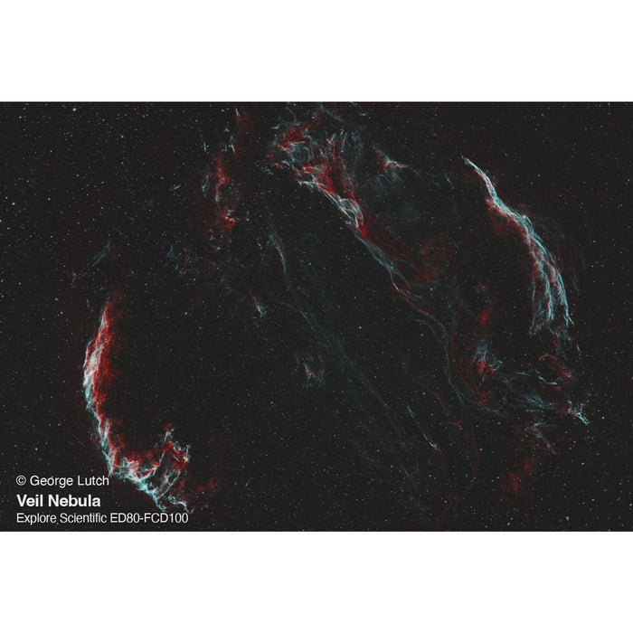 Explore Scientific ED80-FCD100 Series Air-Spaced Triplet Refractor Telescope Field Flattener Astrophotography George Lutch Square