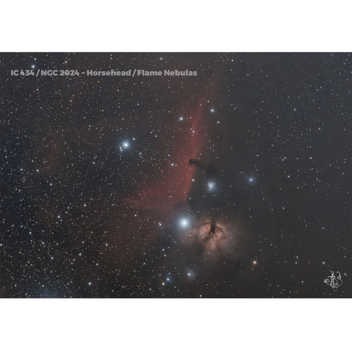 Explore Scientific ED80 Triplet Refractor with iEXOS-100-2 GoTo Mount and Field Flattener - Deep-Sky Nebula Astrophotography Example