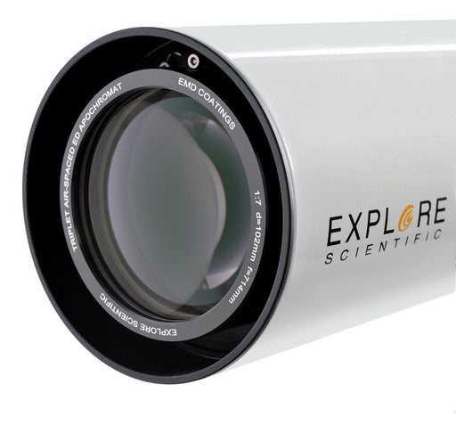 Explore Scientific ED 102mm - FCD100 Series Air-Spaced Triplet Refractor Telescope Objective Lens