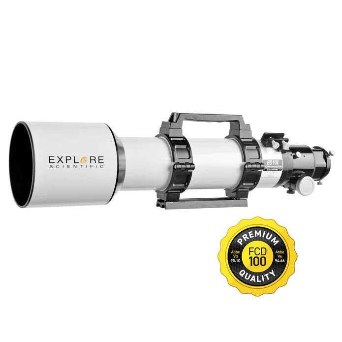 Explore Scientific ED 102mm f/7 FCD100 Series Air-Spaced Triplet Refractor Telescope Certified