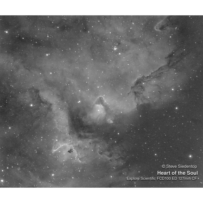 Image Taken with Explore Scientific FCD100 Series 127mm f/7.5 Carbon Fiber Triplet ED APO Refractor Telescope Heart of the Soul