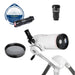 Explore Scientific FirstLight 100mm Mak-Cassegrain Telescope - Ultimate Bundle Package - with Twilight Nano Mount and Bonus Accessories