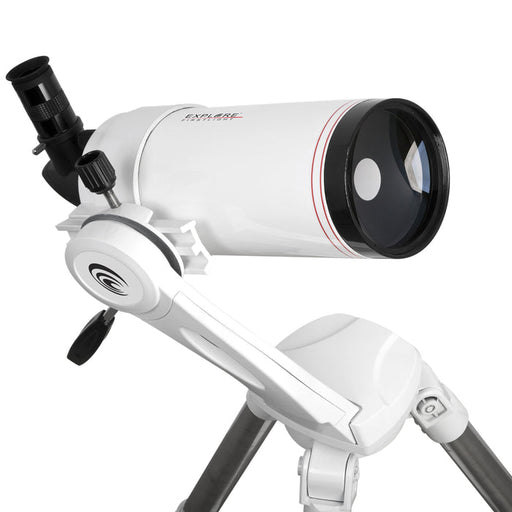Explore Scientific FirstLight 100mm Mak-Cassegrain Telescope - Ultimate Bundle Package - with Twilight Nano Mount and Bonus Accessories Body Telescope