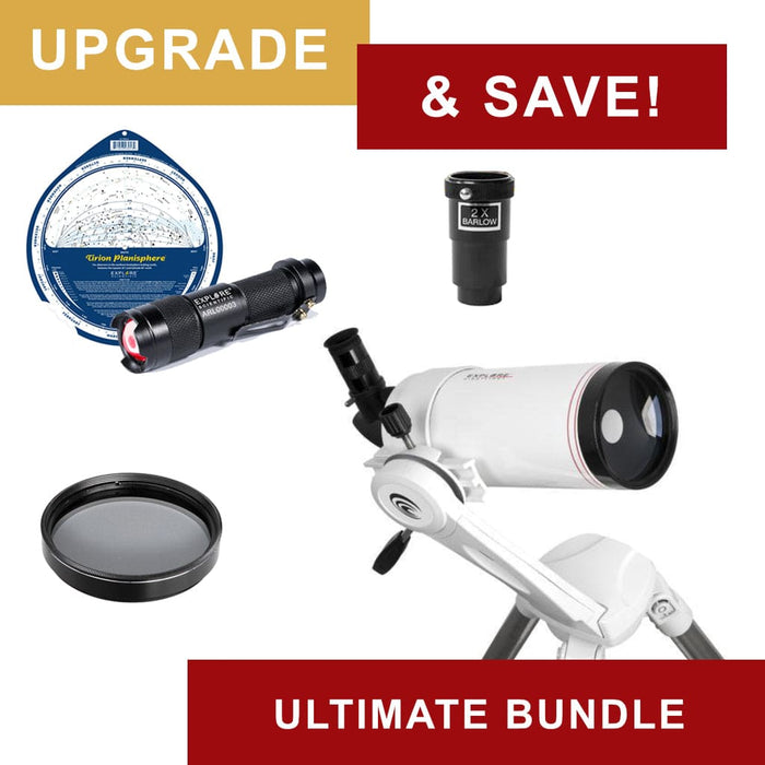 Explore Scientific FirstLight 100mm f/14 Mak-Cassegrain Telescope w/ Twilight Nano Mount Ultimate Bundle