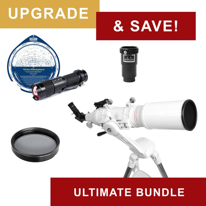 Explore Scientific FirstLight 102mm f/6.47 Doublet Refractor Telescope w/ Twilight Nano Mount Ultimate Bundle