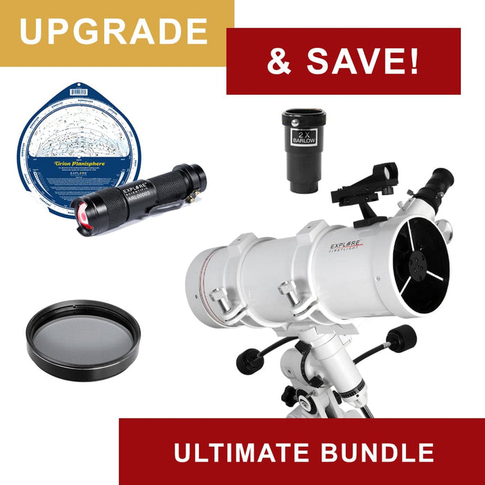 Explore Scientific FirstLight 114mm f/4.3 Newtonian Telescope with EQ3 Mount Ultimate Bundle