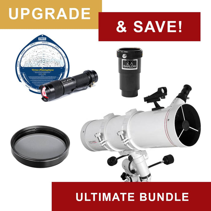 Explore Scientific FirstLight 130mm f/4.6 Newtonian Telescope w/ EQ3 Mount Ultimate Bundle