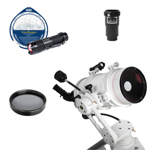 Explore Scientific FirstLight 152mm Mak-Cassegrain Telescope - Ultimate Bundle Package - with Twilight I Mount and Bonus Accessories
