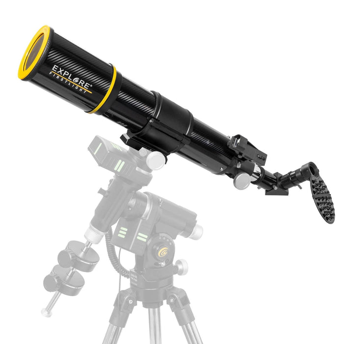 Explore Scientific FirstLight 80mm Carbon Fiber Refractor Telescope OTA with Solar Filter Mount