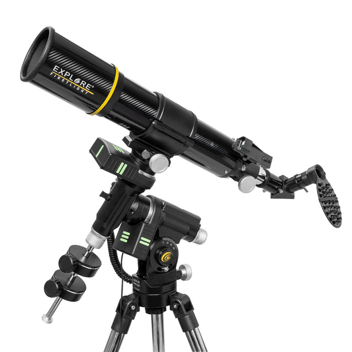 Exploer Optics Explore Scientific FirstLight 80mm CF Refractor w/ iEXOS Go-To Mount ...