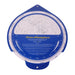 Explore Scientific Large 24" Double-Sided Classroom & Group Planisphere - Reverse View of the Large Blue Tirion Planisphere with Printed Astronomy Reference Information