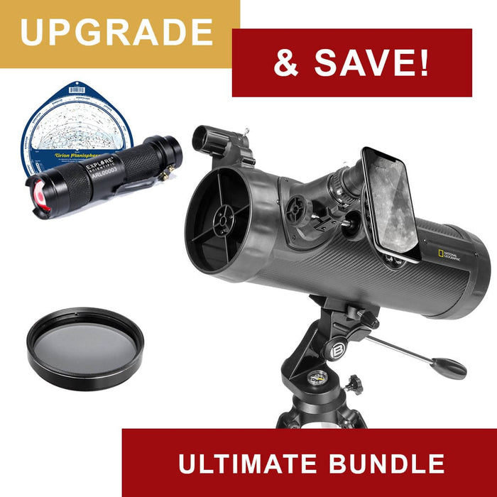 Explore Scientific National Geographic NT114CF 114mm Reflector Telescope Ultimate Bundle