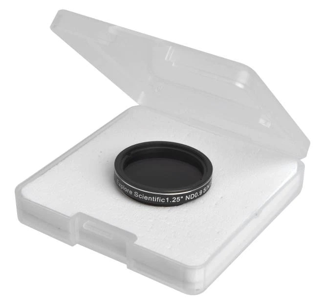 Explore Scientific Neutral Density Filter 1.25" ND 0.9 with Case